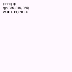 #FFF8FF - White Pointer Color Image